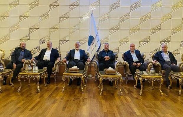 هیات حماس به ریاست هنیه وارد تهران شد