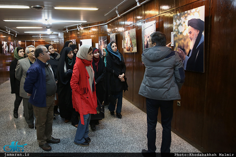 بازدید جمعی از دانشجویان پژوهشکده امام خمینی از جماران