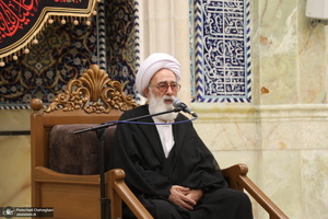 مراسم بزرگداشت مرحوم حاج محمد تقی انصاریان‎ در مسجد اعظم قم