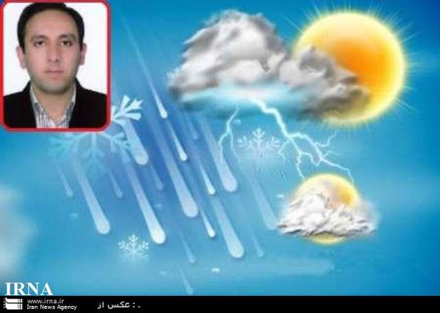 آغاز بارش ها در استان یزد از امشب  کاهش 6 تا هشت درجه ای دما