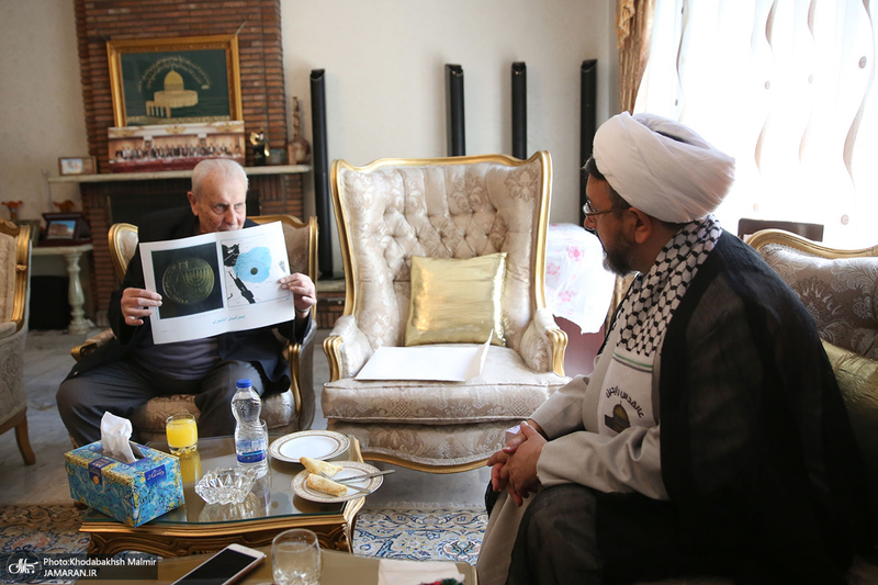 دیدار سرپرست موسسه تنظیم و نشر آثار امام خمینی(س) با سفیر فلسطین در تهران/ صلاح زواوی