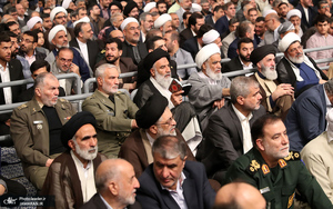 دیدار مسئولان نظام و مهمانان کنفرانس وحدت اسلامی با رهبر معظم انقلاب