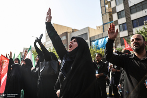 مراسم تشییع شهدای جنگ تحمیلی رژیم صهیونیستی در تهران-7