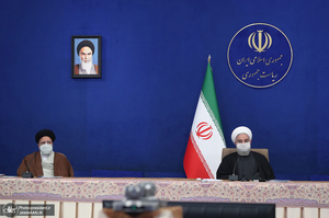جلسه شورای عالی هماهنگی اقتصادی با حضور روحانی، رئیسی و قالیباف
