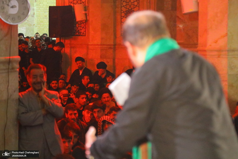 مراسم عزاداری سالروز شهادت امام جعفر صادق (ع) در مسجد اعظم قم