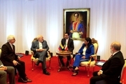 دیدار ظریف با معاون رئیس جمهور ونزوئلا