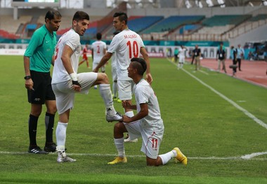 اظهار نظر بازیکنان تیم ملی فوتبال امید بعد از غلبه بر کره شمالی