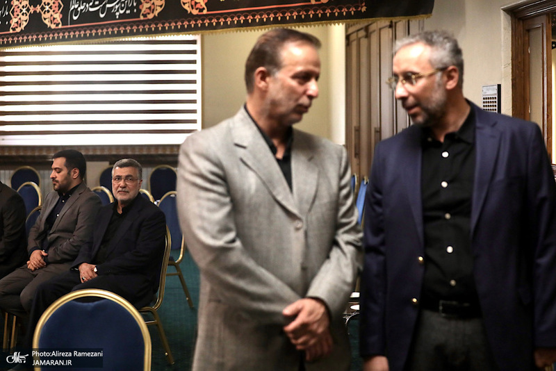 مراسم ختم پدر همسر محمد ظفرقندی