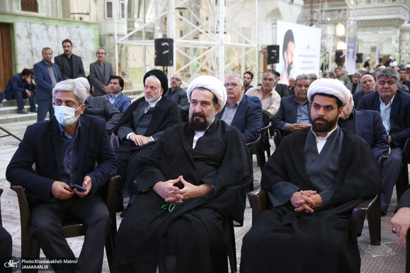 مراسم چهلمین روز در گذشت نوه قدرت الله علیخانی در حرم مطهره امام خمینی (س)