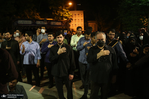 وداع با پیکر استاد فاطمی نیا (ره) در دانشگاه امام صادق (ع)