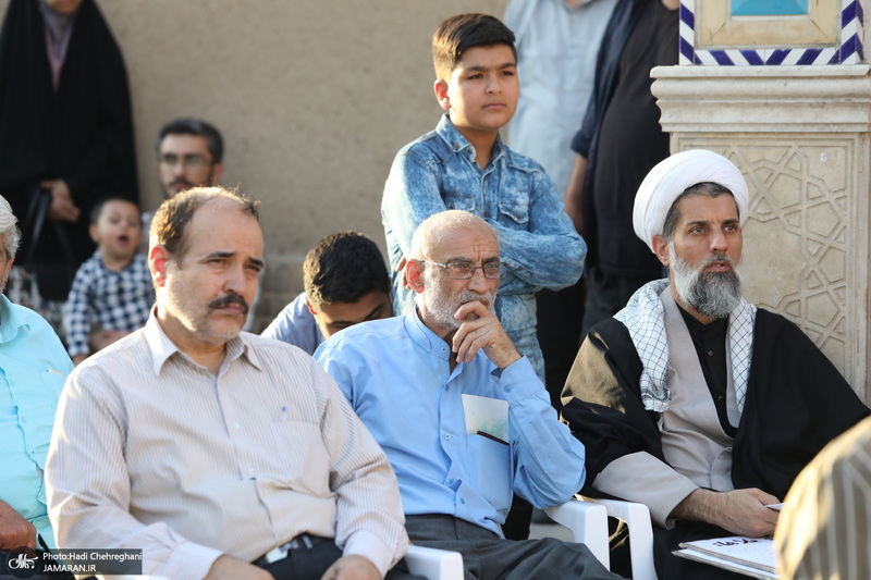 مراسم بزرگداشت رحلت امام خمینی (ره) و قیام 15 خرداد درجوار بیت تاریخی امام در قم