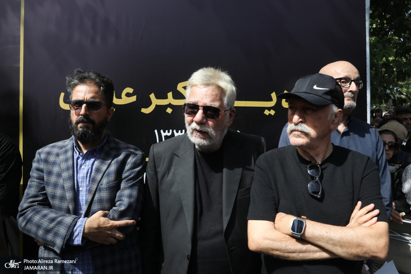 تشییع اکبر عبدی