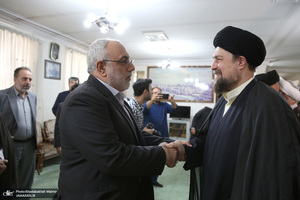 دیدار مسولان سازمان حج و زیارت با سید حسن خمینی