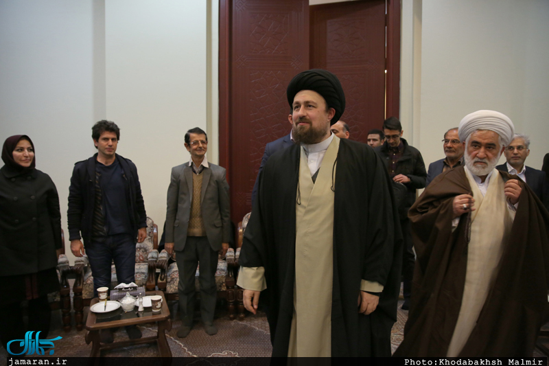 دیدار جمعی از اعضای انجمن صنفی مدیران رسانه با سید حسن خمینی