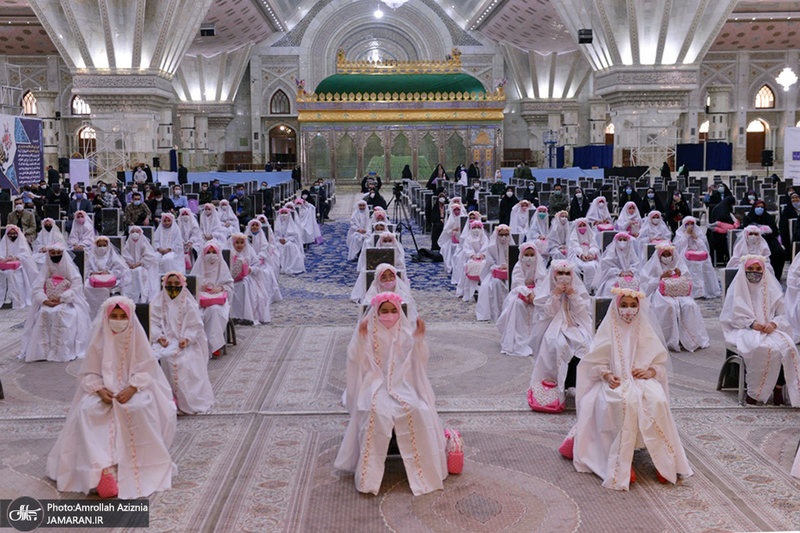 مراسم جشن تکلیف فرزندان کارکنان معاونت آماد و پشتیبانی سپاه در حرم مطهر امام خمینی(س)