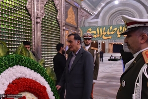 تجدید میثاق رئیس و جمعی از معاونین بنیاد شهید و امور ایثارگران با آرمان های امام خمینی (س)