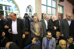 مراسم سالگرد رحلت آیت‌الله سید محمد موسوی بجنوردی در حسینیه جماران  -2