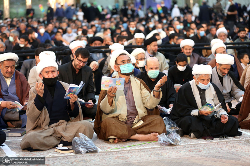 مراسم احیای شب بیست و سوم ماه رمضان در حرم مطهر امام خمینی (س)