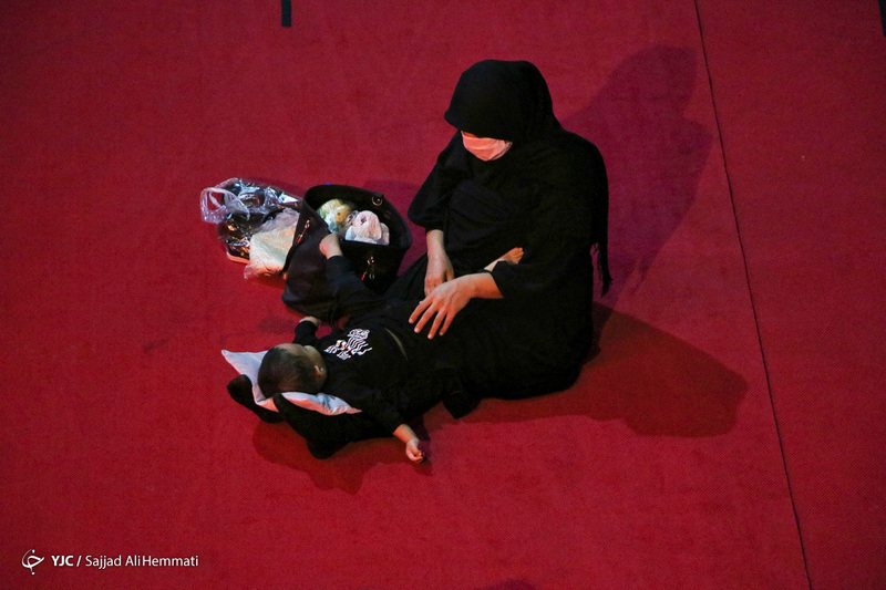 عزاداری شب اول محرم در امام زاده صالح و مسجد ارک تهران 