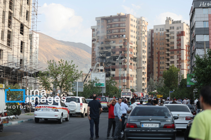 حمله رژیم صهیونیستی به مناطق مسکونی تهران + تصاویر