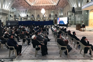 مراسم عزاداری شب شهادت حضرت فاطمه‌ زهرا (س) در حرم امام خمینی