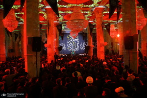 مراسم عزاداری سالروز شهادت امام جعفر صادق (ع) در مسجد اعظم قم