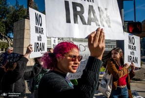 تظاهرات در محکومیت ترور حاج قاسم سلیمانی در شهرهای مختلف آمریکا