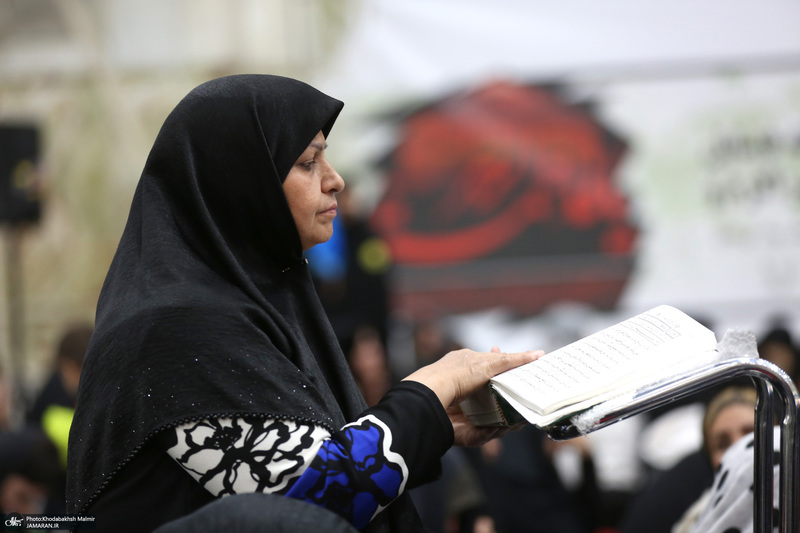 عزاداری شهادت حضرت زهرا (س)  مطهر امام خمینی (س)