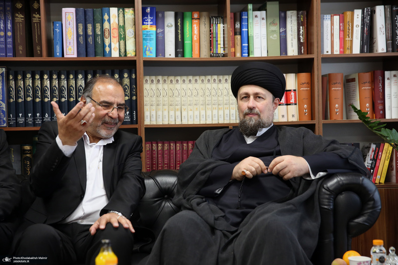 بازدید «سید حسن خمینی» از موسسه مطبوعاتی ایران