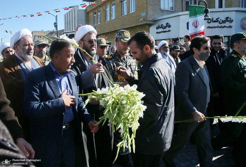 مراسم بزرگداشت 12 بهمن و گلباران بیت امام خمینی(س) در قم