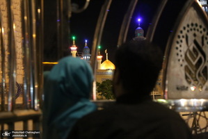 مراسم احیای شب بیست و یکم ماه رمضان در جوار حرم کریمه اهل بیت(س)