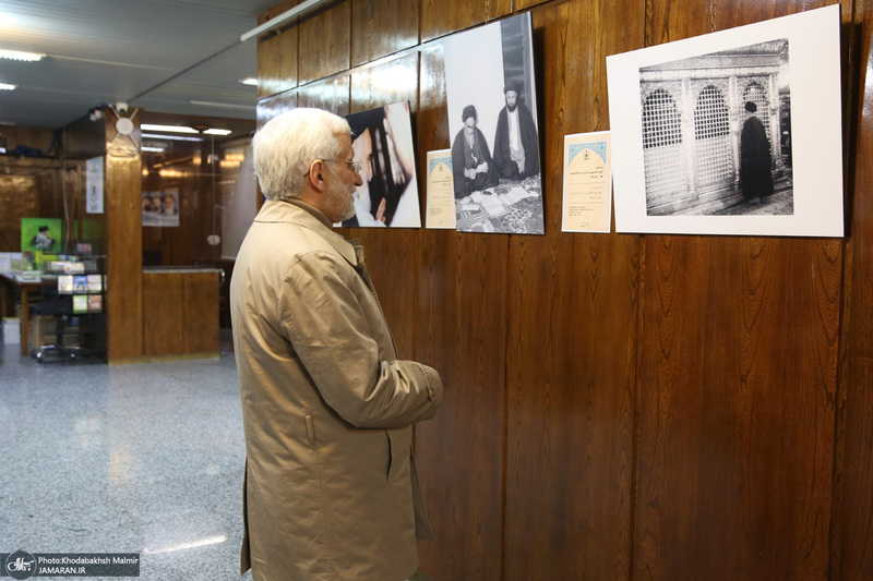 بازدید سعید جلیلی از نگارستان امام خمینی