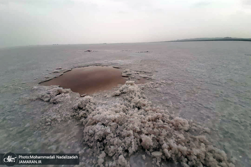 خشکی«حوض سلطان»؛ خطر طوفان نمک پایتخت را تهدید می‌کند