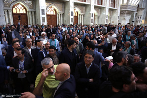 تقدیر از حضور مردم با حضور رئیس جمهور منتخب مسعود پزشکیان