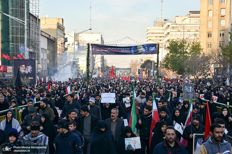 حضور میلیون ها تهرانی در تشییع پیکر مطهر سردار قاسم سلیمانی - 6 
