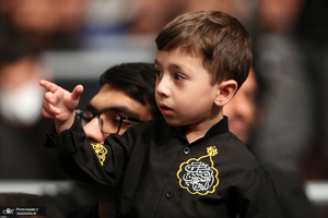 اولین شب عزاداری حضرت اباعبدالله الحسین (ع) در حسینیه امام خمینی