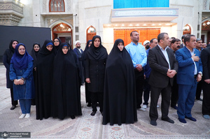 تجدید میثاق جمعی از مدیران و کارکنان بنیاد مسکن انقلاب اسلامی با آرمان های امام خمینی (س)