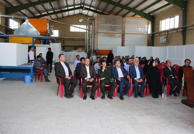 کارخانه تولید فوم در خلخال راه اندازی شد