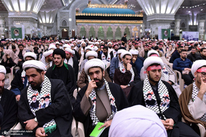 گردهمایی دانشجویان و طلاب بسیجی در حرم مطهر امام خمینی (س)