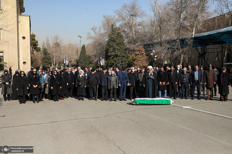 مراسم تشییع پیکر رضا رئیس طوسی استاد دانشکده حقوق و علوم سیاسی دانشگاه تهران