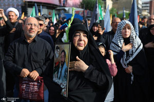 مراسم تشییع شهدای جنگ تحمیلی رژیم صهیونیستی در تهران-4