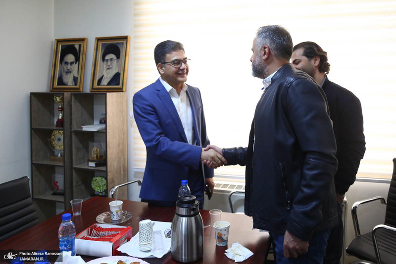 دیدار نوروزی برخی از چهره های سیاسی و دانشگاهی با محمدرضا عارف