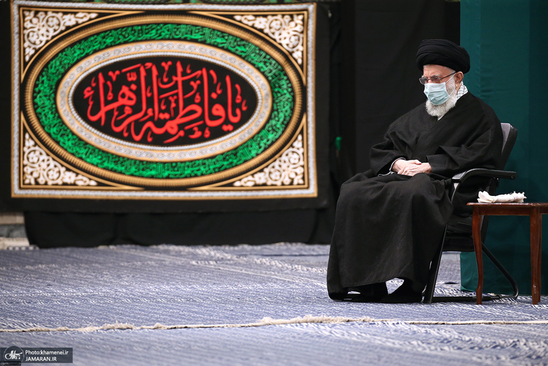 عزاداری شام شهادت حضرت زهرا (س) در حسینیه امام خمینی