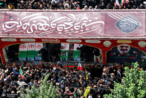 مراسم تشییع شهدای جنگ تحمیلی رژیم صهیونیستی در تهران-7