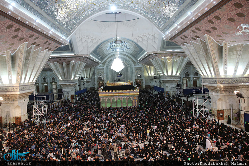 مراسم احیاء شب بیست و یکم ماه مبارک رمضان درحرم مطهر امام خمینی (س) 