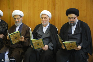 مراسم چهلمین روز درگذشت حاجیه خانم صدیقه بروجردی مادر شهید عیسی بروجردی