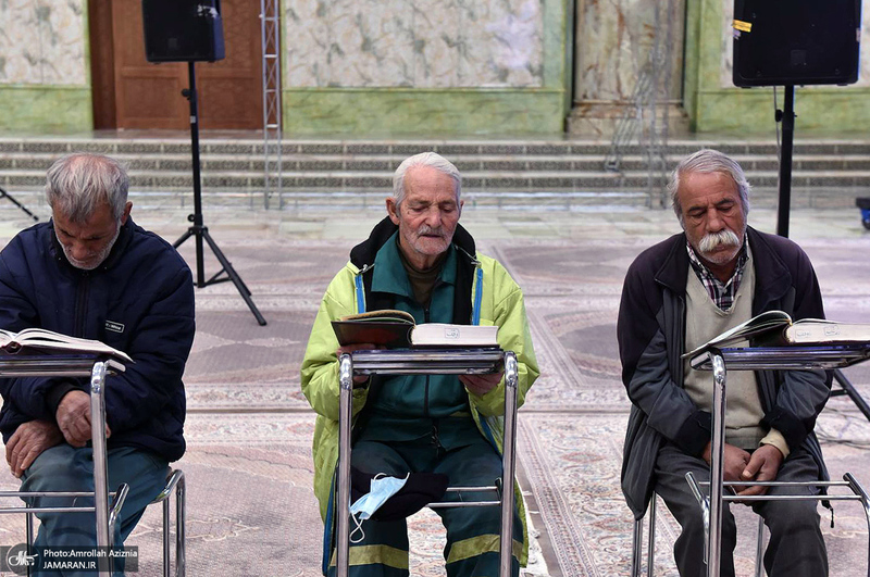 محفل انس با قرآن در حرم مطهر امام خمینی(س)