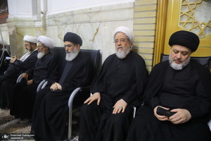مراسم بزرگداشت رهبر شهید انقلاب در قم-۱