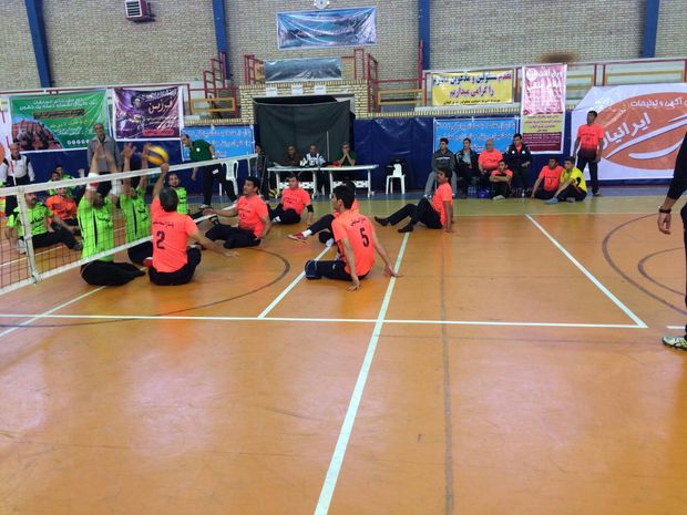 سومین برد نماینده گلستان در لیگ یک والیبال نشسته کشور