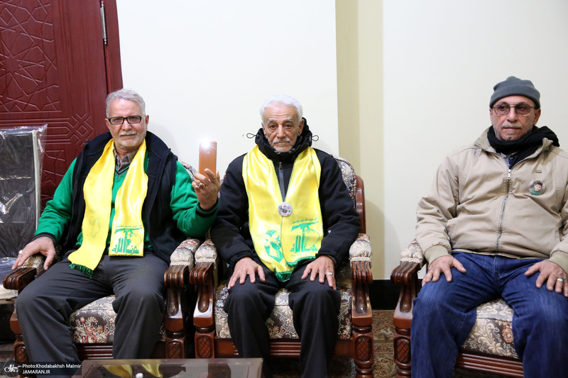 دیدار جمعی از خانواده  های شهدای لبنان با سیدحسن خمینی